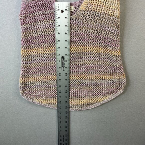 We The Free People SMALL Under‎ The Starlight Tank Top In Sunset Combo Open Back - Picture 3 of 7